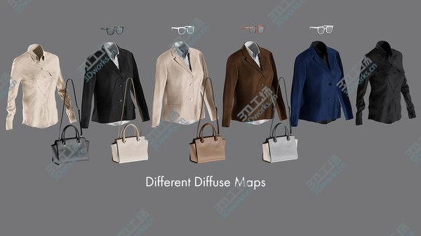 images/goods_img/20210312/3D Women's Blazer with Shirt, Bag and Sunglasses 13/3.jpg